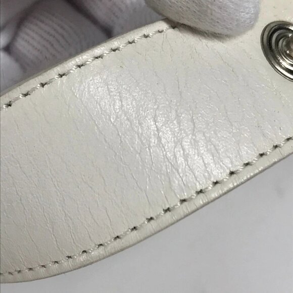 CELINE Triomphe Visor Bicolor Hat Sun visor Leather / suede Black/White main image 12